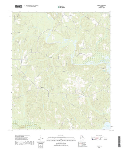United States Geological Survey Shiloh, LA (2020, 24000-Scale) digital map