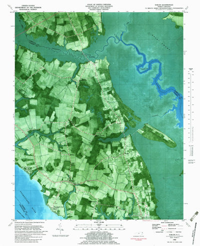 United States Geological Survey Shiloh, NC (1982, 24000-Scale) digital map