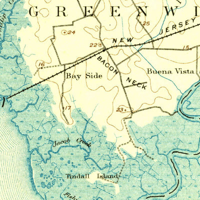 United States Geological Survey Shiloh, NJ-DE (1894, 62500-Scale) digital map