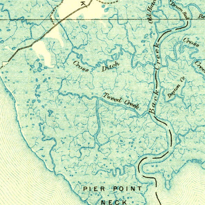 United States Geological Survey Shiloh, NJ-DE (1894, 62500-Scale) digital map