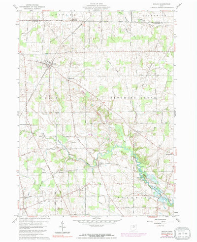 United States Geological Survey Shiloh, OH (1960, 24000-Scale) digital map