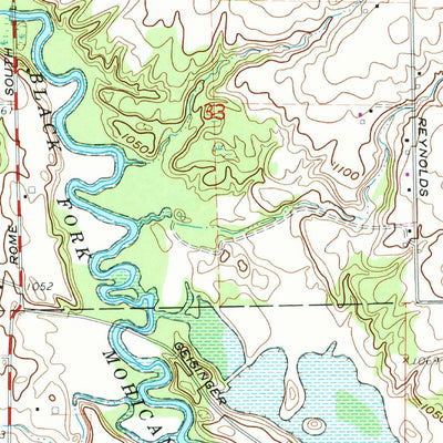 United States Geological Survey Shiloh, OH (1960, 24000-Scale) digital map