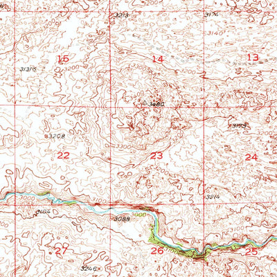 United States Geological Survey Shimmins Lake, NE (1950, 62500-Scale) digital map