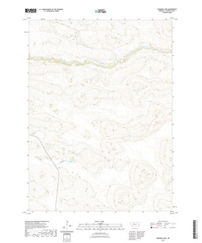 United States Geological Survey Shimmins Lake, NE (2021, 24000-Scale) digital map