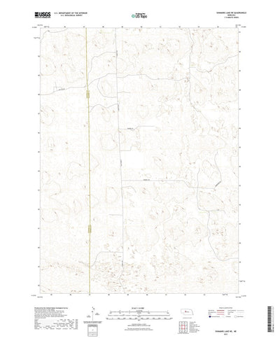 United States Geological Survey Shimmins Lake NE, NE (2021, 24000-Scale) digital map