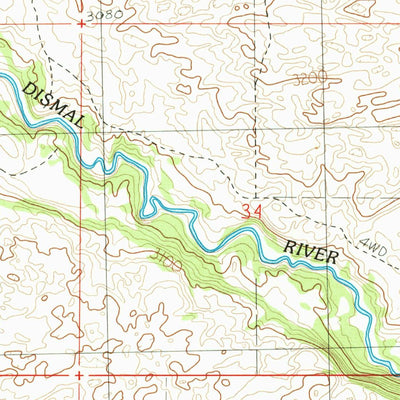United States Geological Survey Shimmins Lake SE, NE (1985, 24000-Scale) digital map