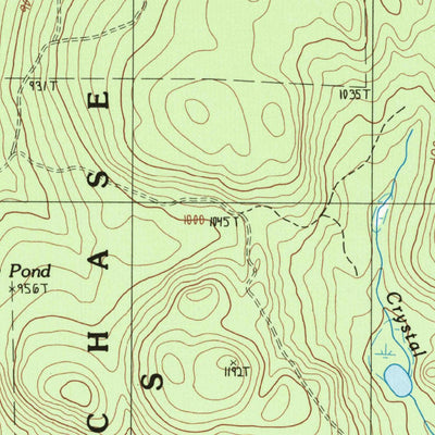 United States Geological Survey Shin Pond, ME (1986, 24000-Scale) digital map