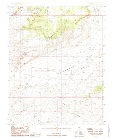 United States Geological Survey Shinarump Point, AZ (1988, 24000-Scale) digital map