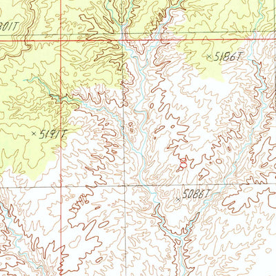 United States Geological Survey Shinarump Point, AZ (1988, 24000-Scale) digital map
