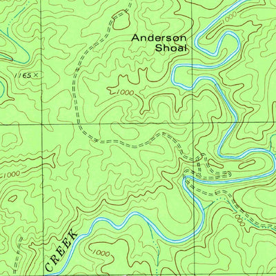 United States Geological Survey Shingle Hollow, NC (1982, 24000-Scale) digital map