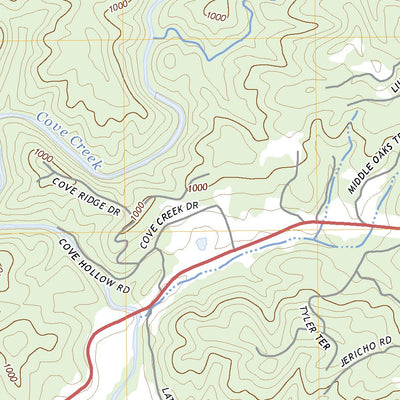 United States Geological Survey Shingle Hollow, NC (2022, 24000-Scale) digital map