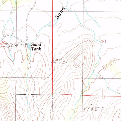 United States Geological Survey Shingle Mill Mountain, AZ (1985, 24000-Scale) digital map