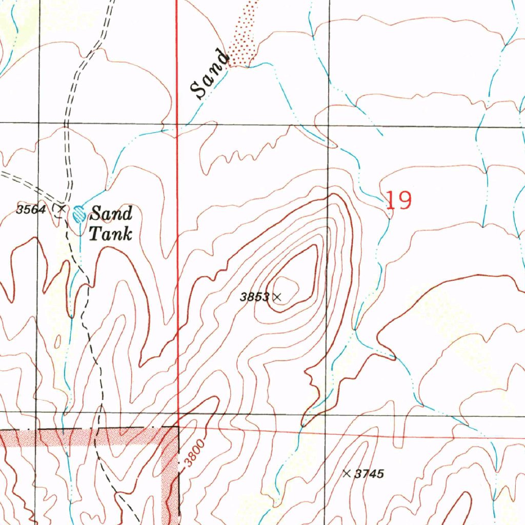 Shingle Mill Mountain, AZ (1997, 24000-Scale) Map by United States ...