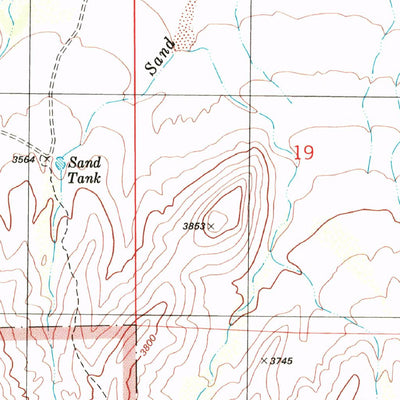 United States Geological Survey Shingle Mill Mountain, AZ (1997, 24000-Scale) digital map