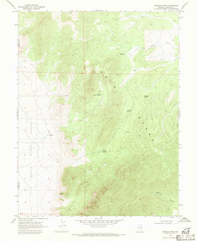 United States Geological Survey Shingle Pass, NV (1969, 24000-Scale) digital map
