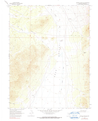 United States Geological Survey Shingle Pass SE, NV (1969, 24000-Scale) digital map