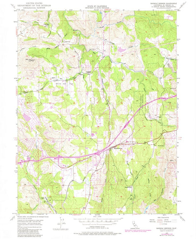 United States Geological Survey Shingle Springs, CA (1949, 24000-Scale) digital map