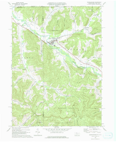 United States Geological Survey Shinglehouse, PA-NY (1969, 24000-Scale) digital map