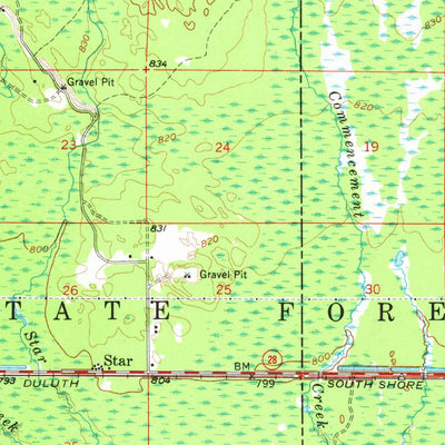 United States Geological Survey Shingleton, MI (1958, 62500-Scale) digital map