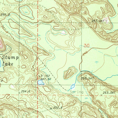 United States Geological Survey Shingleton, MI (1983, 25000-Scale) digital map