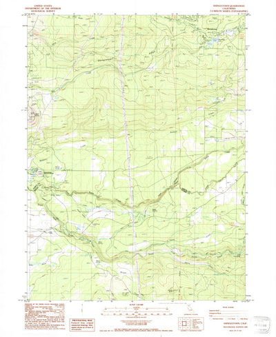 United States Geological Survey Shingletown, CA (1985, 24000-Scale) digital map