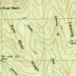 United States Geological Survey Shining Rock, NC (1997, 24000-Scale) digital map