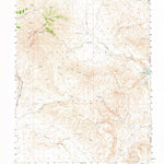 United States Geological Survey Shinn Mountain, CA (1954, 62500-Scale) digital map