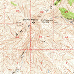 United States Geological Survey Shinn Mountain, CA (1954, 62500-Scale) digital map