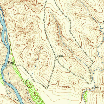 United States Geological Survey Shinnery Creek, TX-OK (1959, 24000-Scale) digital map