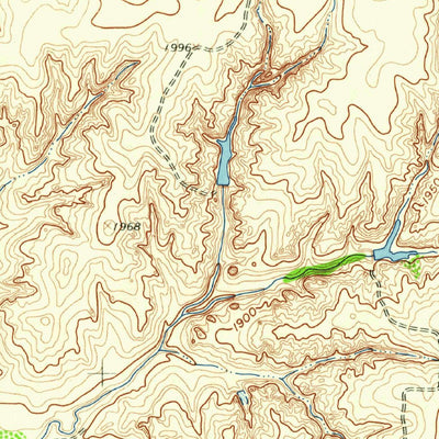 United States Geological Survey Shinnery Creek, TX-OK (1959, 24000-Scale) digital map
