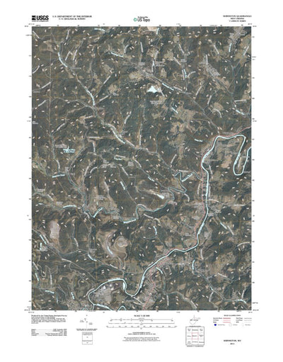 United States Geological Survey Shinnston, WV (2011, 24000-Scale) digital map