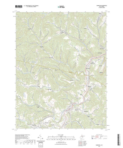United States Geological Survey Shinnston, WV (2023, 24000-Scale) digital map