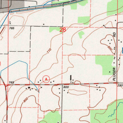 United States Geological Survey Shiocton, WI (1992, 24000-Scale) digital map