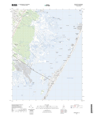 United States Geological Survey Ship Bottom, NJ (2023, 24000-Scale) digital map