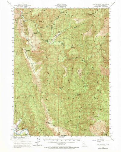 United States Geological Survey Ship Mountain, CA (1952, 62500-Scale) digital map