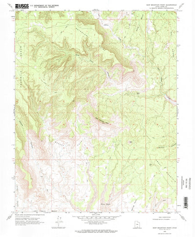 United States Geological Survey Ship Mountain Point, UT (1968, 24000-Scale) digital map