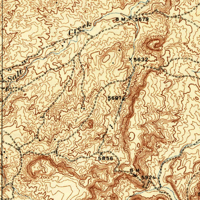 United States Geological Survey Ship Rock, NM (1937, 62500-Scale) digital map