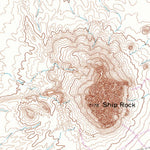 United States Geological Survey Ship Rock, NM (1966, 24000-Scale) digital map
