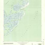United States Geological Survey Ship Shoal Inlet, VA (1953, 24000-Scale) digital map