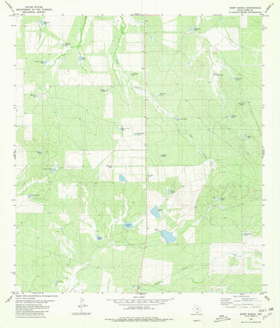 United States Geological Survey Shipp Ranch, TX (1980, 24000-Scale) digital map