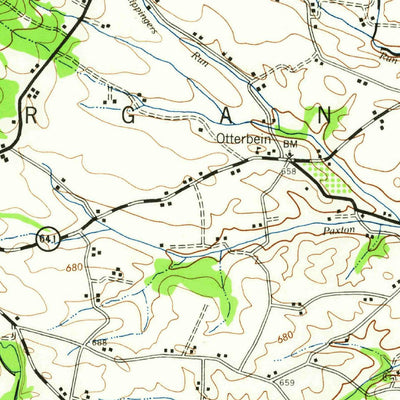 United States Geological Survey Shippensburg, PA (1943, 62500-Scale) digital map