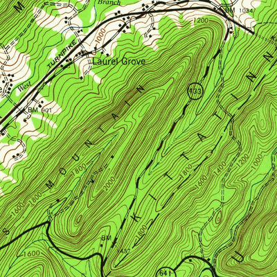United States Geological Survey Shippensburg, PA (1943, 62500-Scale) digital map