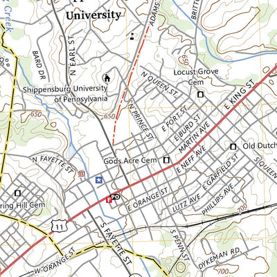 United States Geological Survey Shippensburg, PA (2023, 24000-Scale) digital map