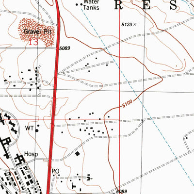 United States Geological Survey Shiprock, NM (1983, 24000-Scale) digital map