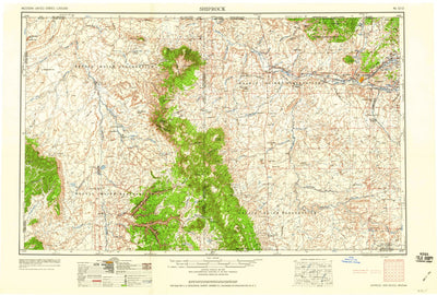 United States Geological Survey Shiprock, NM-AZ-UT-CO (1959, 250000-Scale) digital map