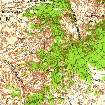 United States Geological Survey Shiprock, NM-AZ-UT-CO (1959, 250000-Scale) digital map