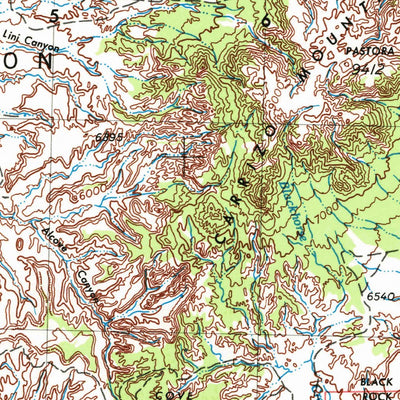 United States Geological Survey Shiprock, NM-AZ-UT-CO (V1, 1954) digital map