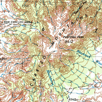 United States Geological Survey Shiprock, NM-AZ-UT-CO (V4, 1954) digital map
