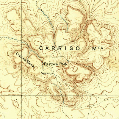 United States Geological Survey Shiprock W, NM-AZ-UT-CO (1892, 250000-Scale) digital map