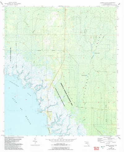 United States Geological Survey Shired Island, FL (1955, 24000-Scale) digital map